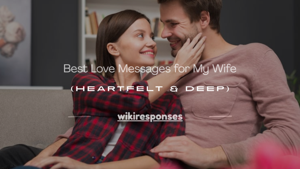 love messages for my wife