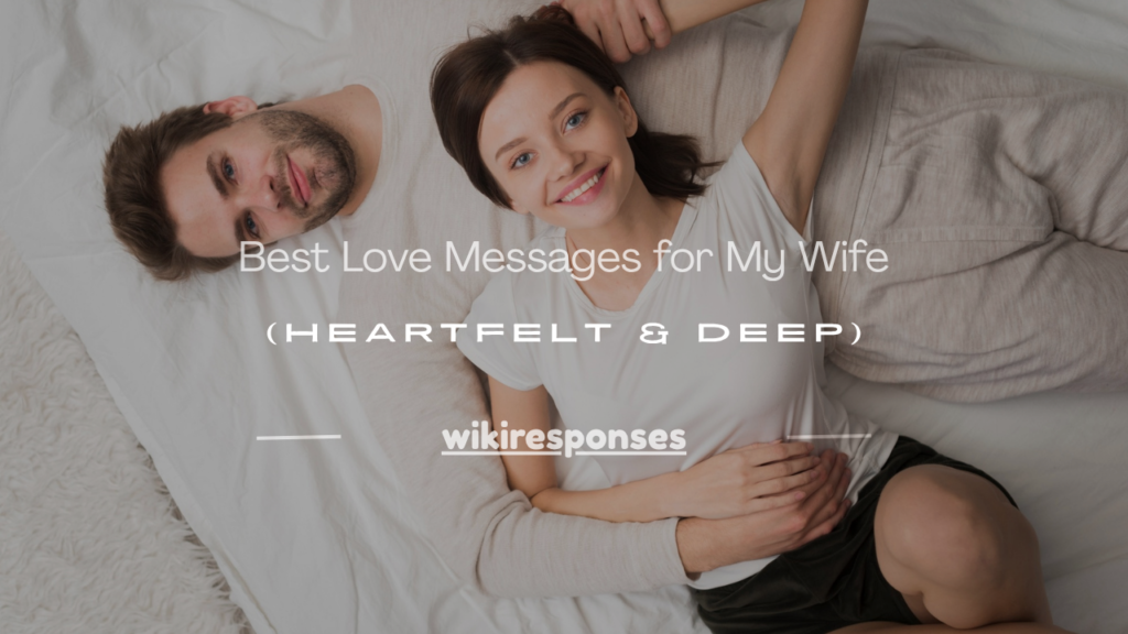 love messages for my wife
